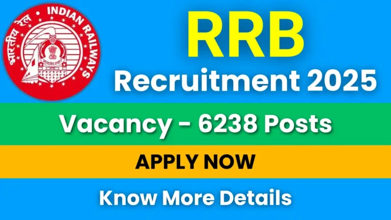 RRB Technician Recruitment 2025: Last Date Extended to August 7, Apply for 6,238 Vacancies