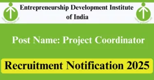 EDII Recruitment 2025