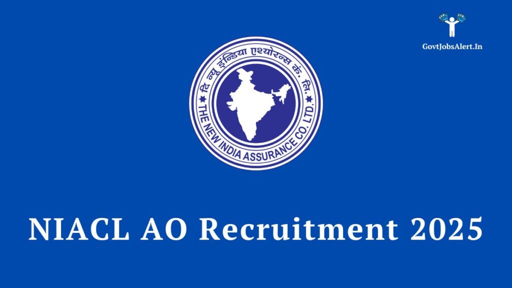 NIACL AO Recruitment 2025