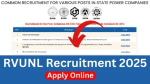 RRVUNL Recruitment 2025
