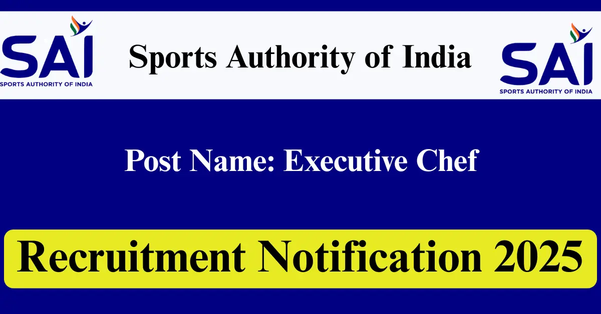 Sports Authority of India Recruitment 2025